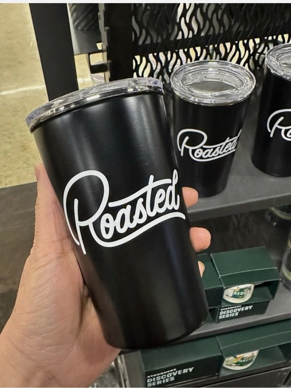 Starbucks 2026 Roasted Stainless Steel 12 oz Mini Travel Tumbler in Black NEW!